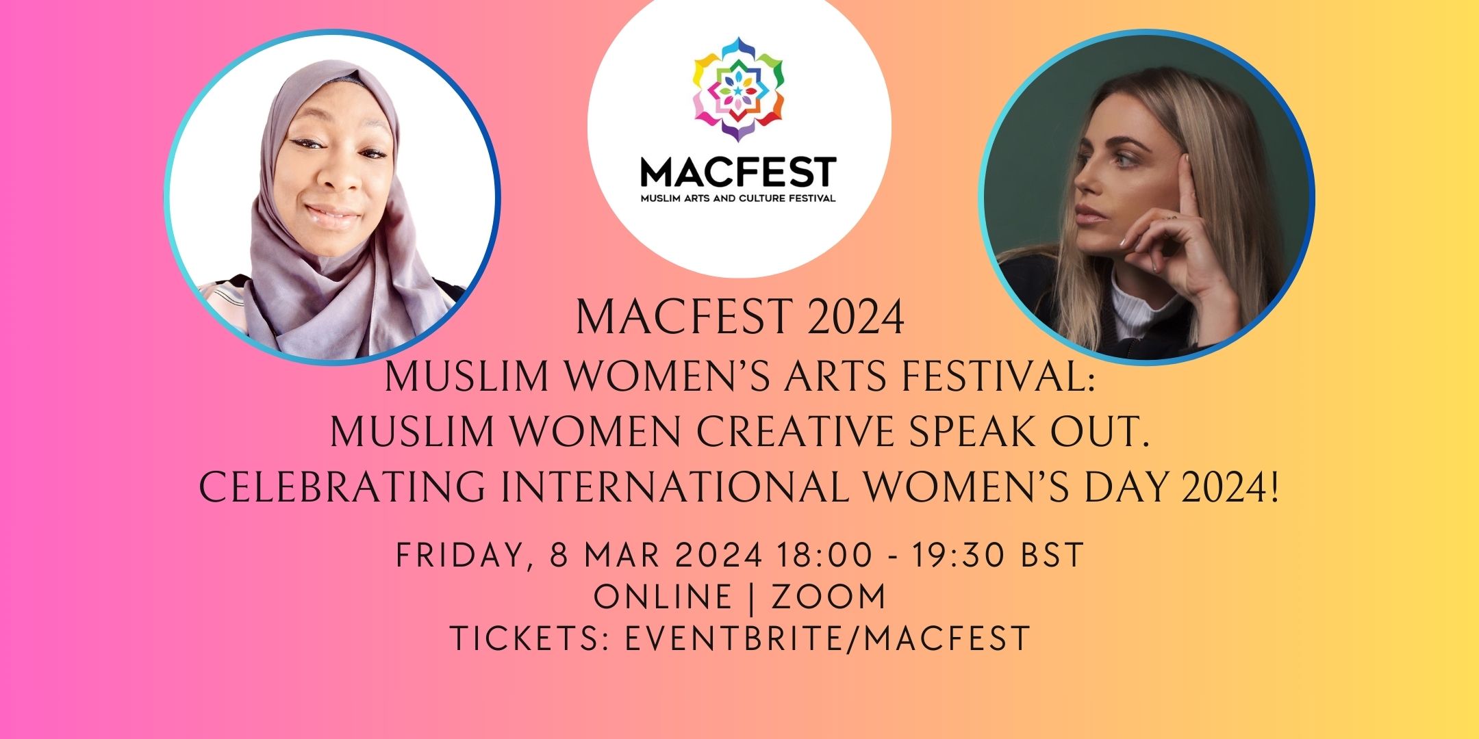 MACFEST 2024: Myriam Francois & Women Speak Out. Celebrating ...